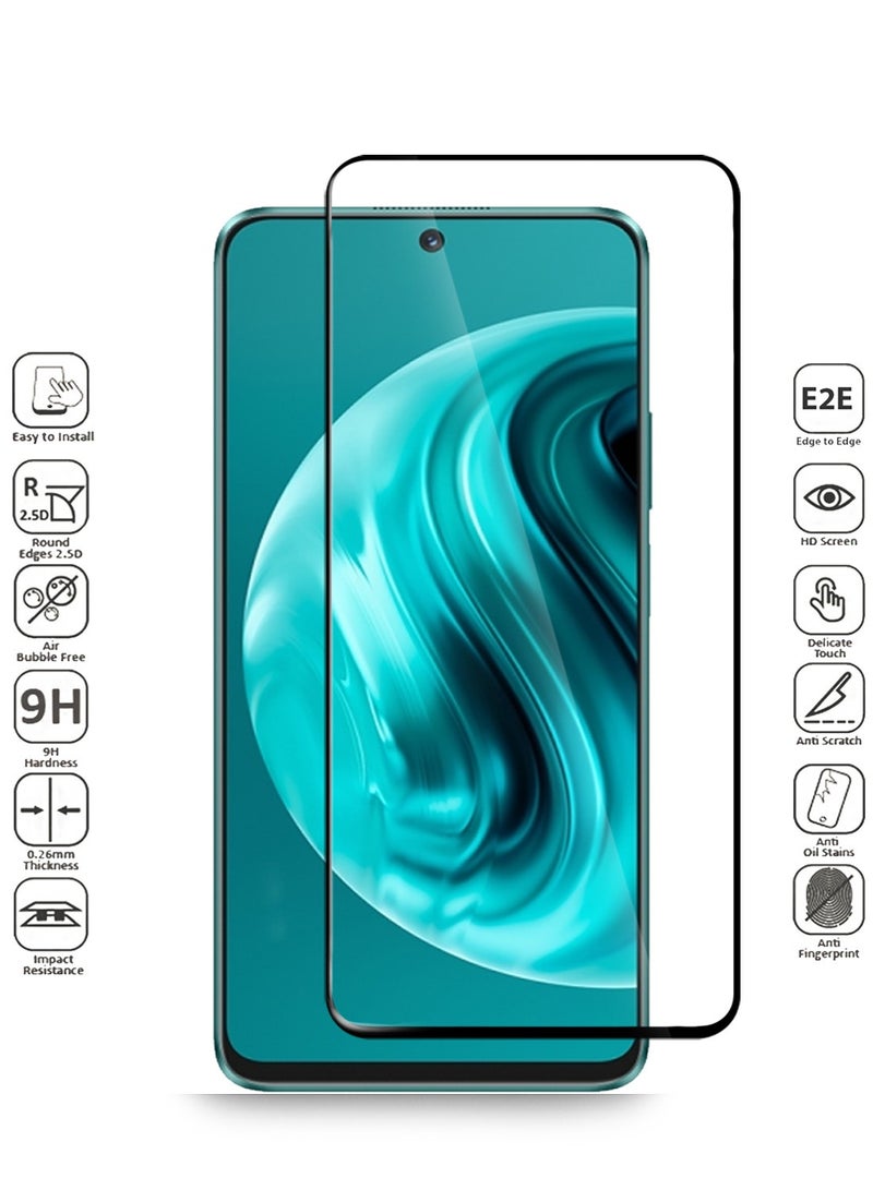 Techie واقي شاشة زجاجي مقسى عالي الدقة كامل التغطية لهاتف هواوي نوفا 12i - Image 2