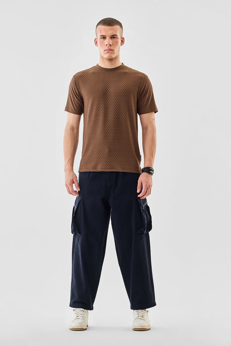 SNITCH بنطلون كارغو تويل بقصة مستقيمة