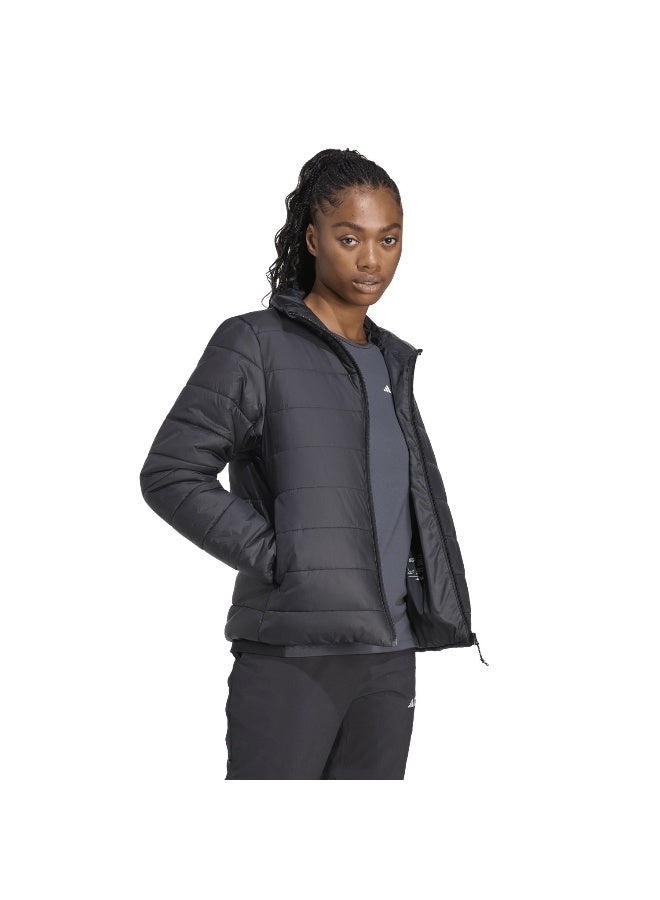 Adidas W Mt Ess Pad J Black Hiking Jackets For Women XS  - Image 4