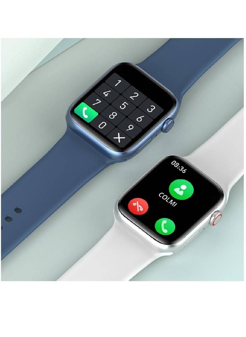 miYou New Bluetooth Call Men/Women Sports Fitness Tracker Smartwatch For IOS Android - Blue  - Image 3