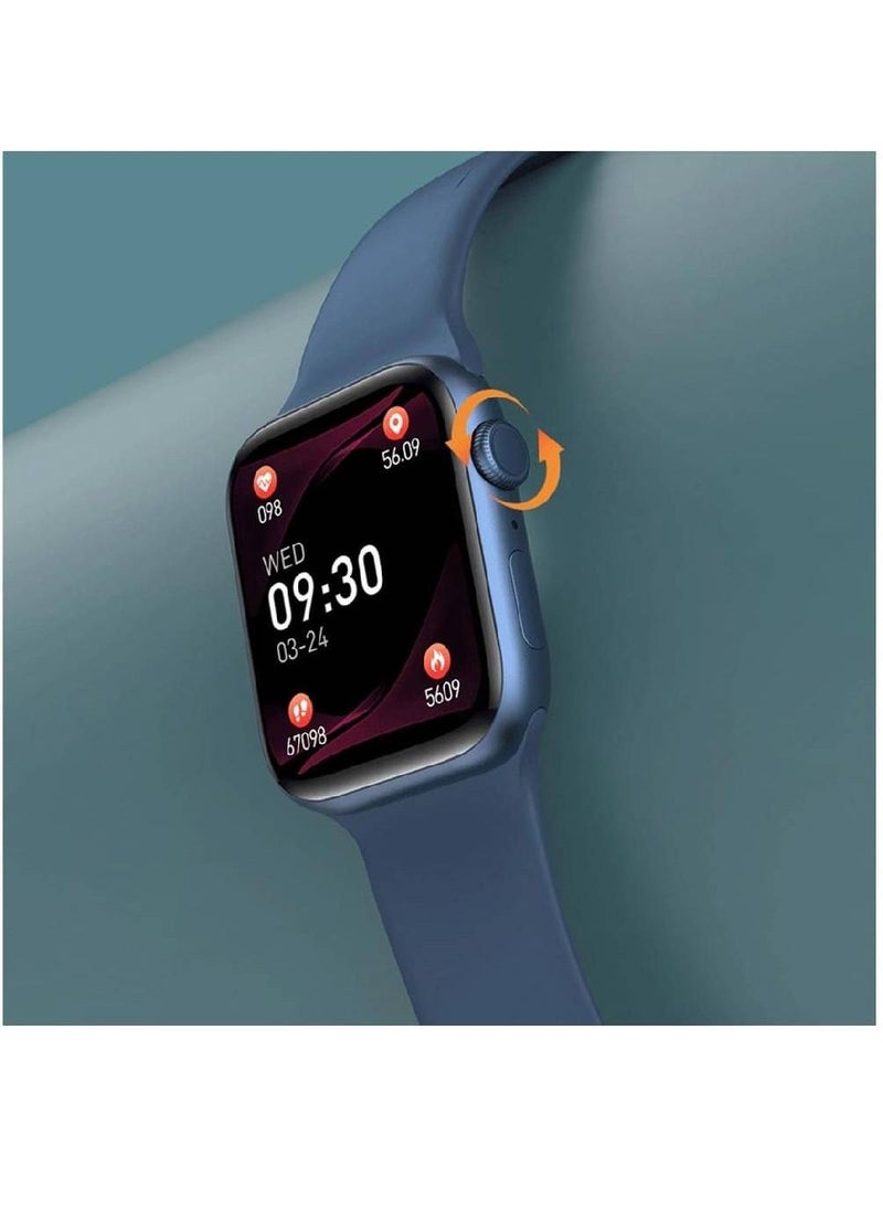miYou New Bluetooth Call Men/Women Sports Fitness Tracker Smartwatch For IOS Android - Blue  - Image 2