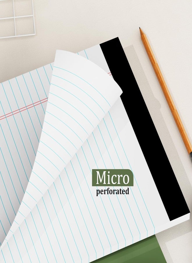 AILZFEI 8.5x11.75 Legal Pads College Ruled White Paper Note Pads 12 Pack Double- Print Side Writing Pads - Image 5