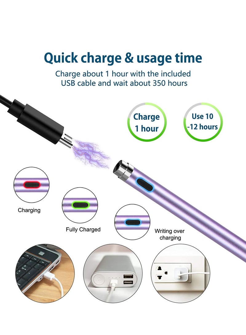 ELTRAZONE Active Stylus Pens for Touch Screens, Digital Stylish Pen Pencil Rechargeable Compatible with Most Capacitive Touch Screens - Image 4