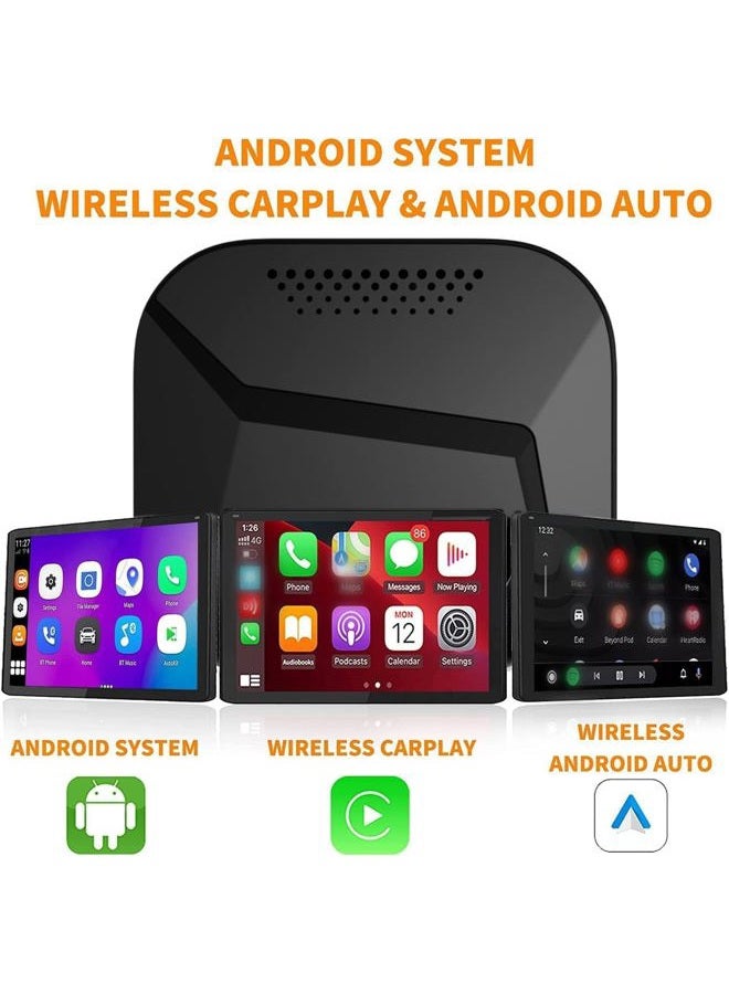 BINIZE Carplay Ai Box Android 13 Compatible with Wireless Carplay Wireless Android Auto AI Box Carplay Streaming Video Apps 4+64G Only Support Cars with OEM Wired CarPlay/Android Auto - Image 4