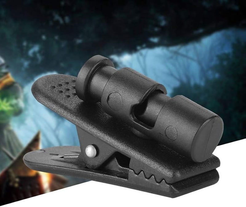 2PCS Black Headphone Clip for Shirt Earbud Earphone Cable Management - Image 5