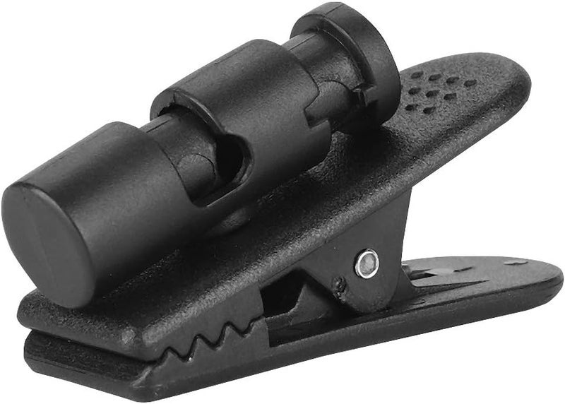 2PCS Black Headphone Clip for Shirt Earbud Earphone Cable Management - Image 3