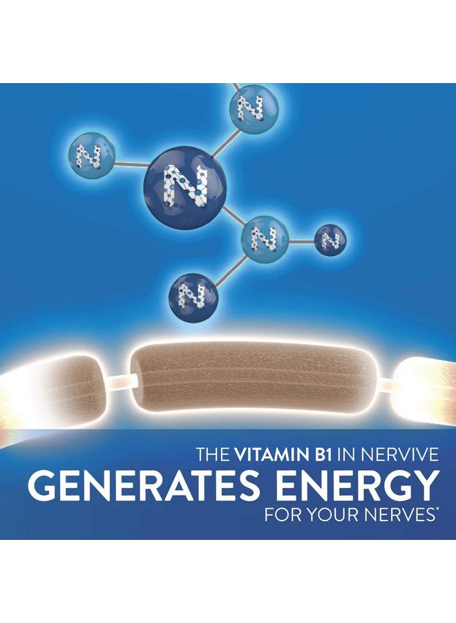 Nervive صحة الأعصاب مع حمض ألفا ليبويك لتعزيز صحة الأعصاب ودعم وظيفة الأعصاب الصحية في الأصابع واليدين والقدمين* فيتامينات ALA B12 B6 & B1 30 قرص يومي - Image 5