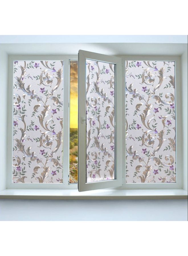 Glue Static Decorative Window Film Multicolour 45x100cm - Image 4