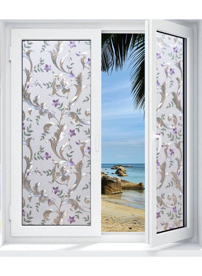 Glue Static Decorative Window Film Multicolour 45x100cm - Image 3