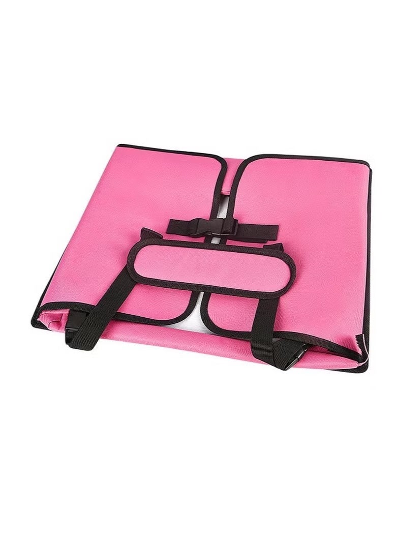 Gonice Kids Travel Tray Collapsible Toddler Car Seat Tray - Food & Snack Lap Car Seat Travel Table Desk with 7 Storage Pockets Carseat Organizer for Kids Road Airplane Trip Activity - Image 3