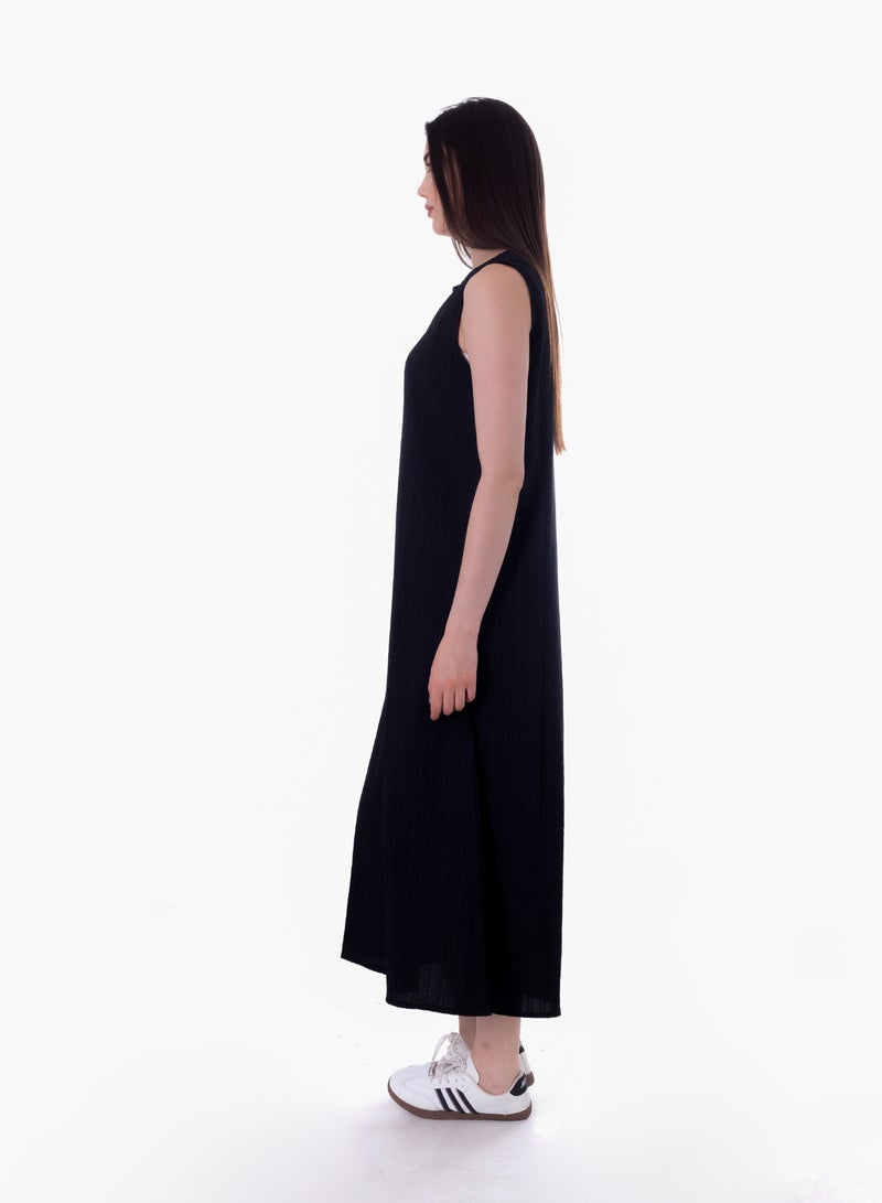BEBO Women's plain long dress - Image 2