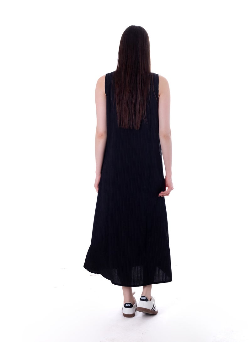 BEBO Women's plain long dress - Image 3