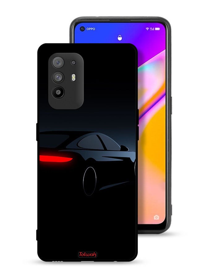Tolwak Oppo F19 Pro Plus 5G Protective Case Cover Dark Car - Image 1
