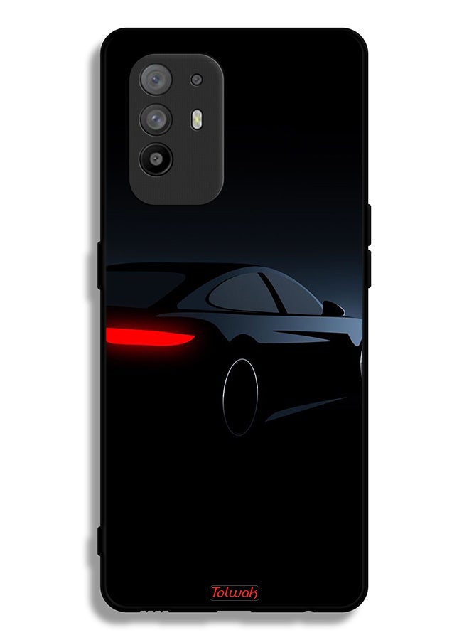 Tolwak Oppo F19 Pro Plus 5G Protective Case Cover Dark Car - Image 2