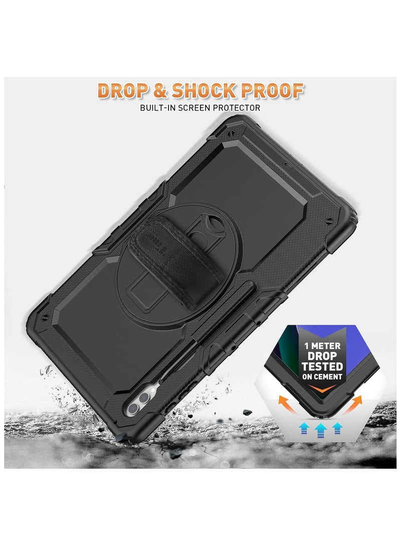 عام حافظة سامسونج جالاكسي تاب S9/ S8 الترا 14.6 بوصة 2023/2022 (SM-X910/ SM-916B/ SM-918U/ SM-X900/ SM-X906 حافظة): حماية شديدة التحمل، مسند، مضاد للانزلاق - Image 4