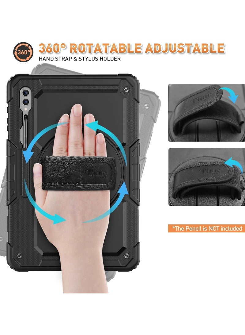 عام حافظة سامسونج جالاكسي تاب S9/ S8 الترا 14.6 بوصة 2023/2022 (SM-X910/ SM-916B/ SM-918U/ SM-X900/ SM-X906 حافظة): حماية شديدة التحمل، مسند، مضاد للانزلاق - Image 3