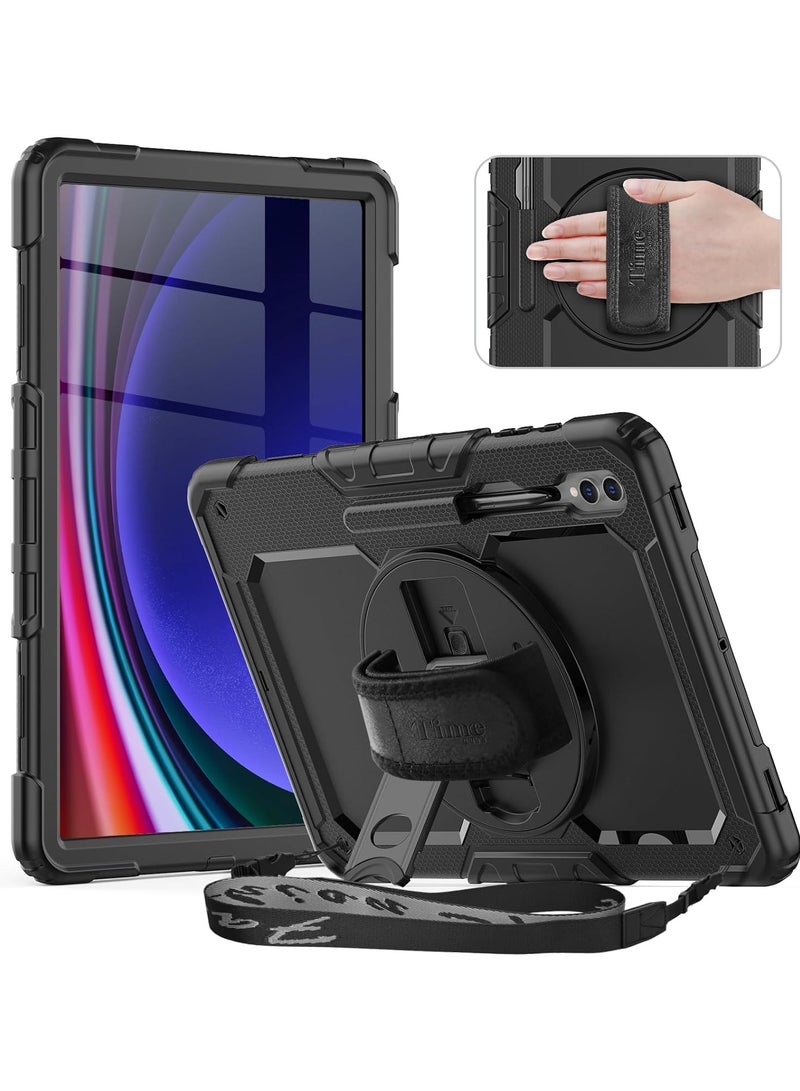 عام حافظة سامسونج جالاكسي تاب S9/ S8 الترا 14.6 بوصة 2023/2022 (SM-X910/ SM-916B/ SM-918U/ SM-X900/ SM-X906 حافظة): حماية شديدة التحمل، مسند، مضاد للانزلاق - Image 1