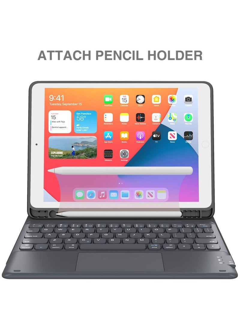 ELTRAZONE iPad Keyboard 9th Generation, Keyboard for iPad 8th Generation/7th Gen iPad, Black, 10.2"/10.5  - Image 5