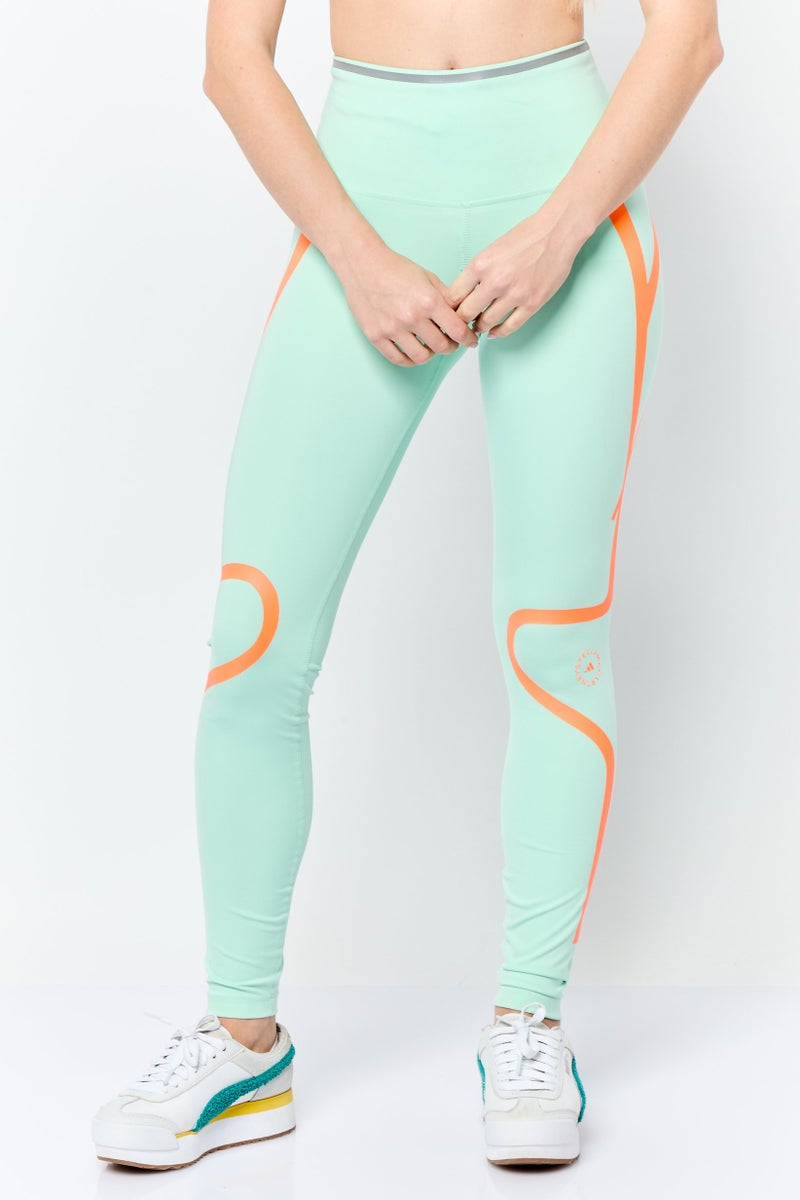 Adidas Women Sportswear Fit Training Leggings, Light Green - Image 1