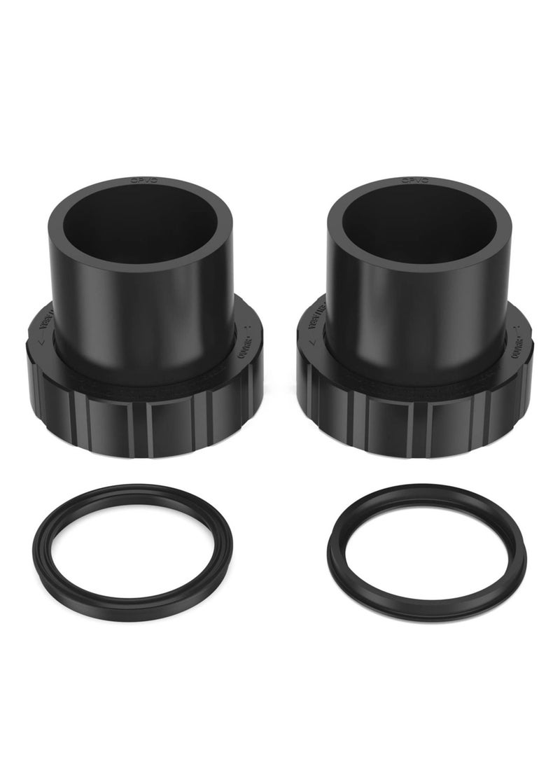 KASTWAVE طقم توصيل مضخة الوحدة، متوافق مع مضخات Hayward Tristar وNorthstar وEcoStar وفلتر خرطوشة SwimClear وسخان H-Series Low Nox العالمي (قطعتان) - Image 1