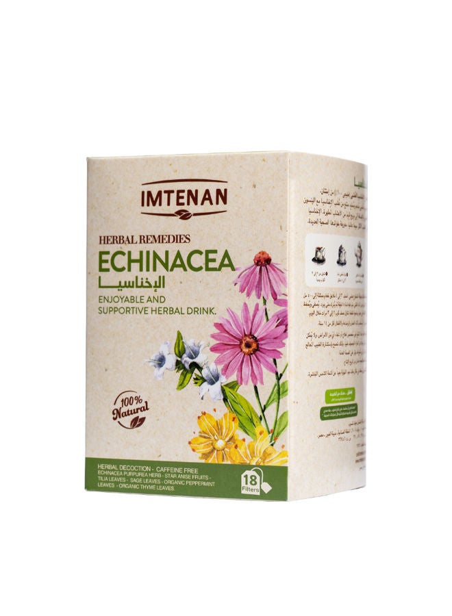 Imtenan Echinacea Herbal Drink 18 Teabag - Image 1