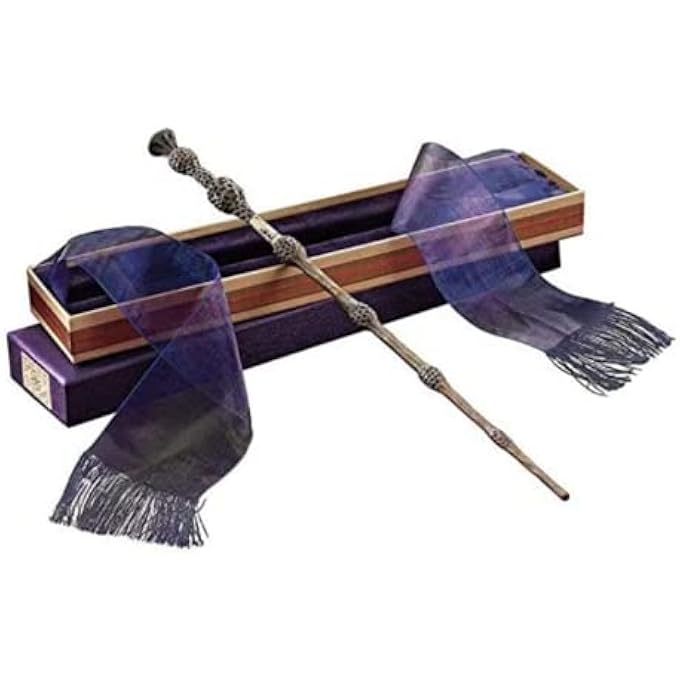 Harry Potter عصا دمبلدور الأساسية المعدنية عصا سحرية مع صندوق هدايا ألعاب عصا - Image 1