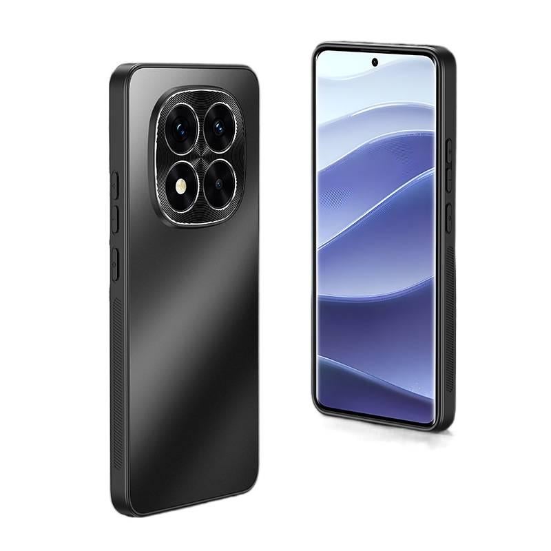 غطاء واقي لـ Redmi Note 14 مع مقاوم للصدمات والحماية من السقوط مع مقاوم للصدمات مع تغطية كاملة باللون أسود باللون الأسود باللون الأحمر - Image 1