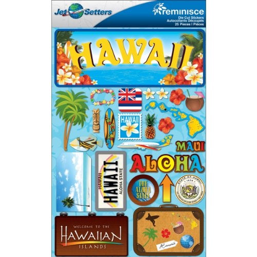 Reminisce Jet Setters 2 3-Dimensional Sticker, Hawaii - Image 4