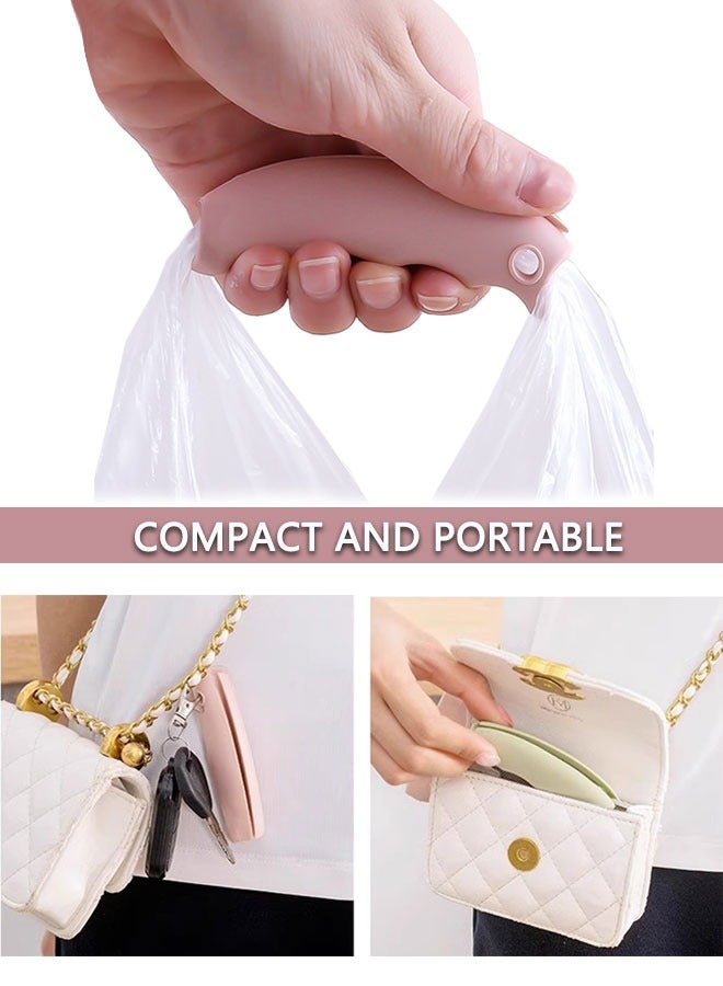 وهاواي 6 Pieces Plastic Bag Holder Carrier, Soft Cushion Grip Handle Carrier, Grocery Bag Holder for Grocery Plastic Bag, Shopping Bags Garbage bag - Image 4