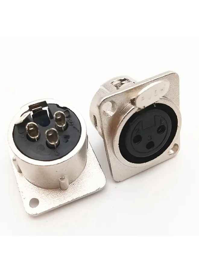 1 قطعة موصل أنثى XLR مقبس صوتي احترافي لـ الاستوديو والدي جي - Image 4