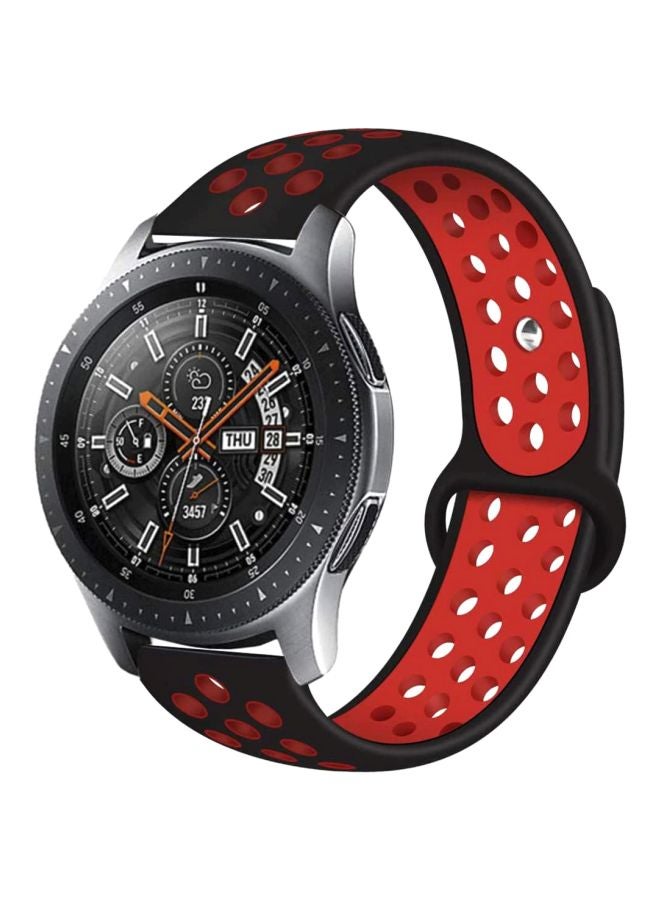 Bison Replacement Band For Samsung Gear S3 Black/Red - Image 2