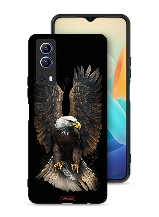 Tolwak Vivo Y72 5G Protective Case Cover Eagle Spread Wings - Image 1