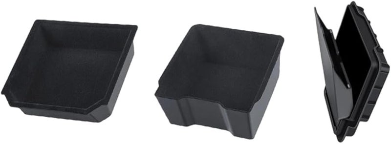 ABS Car Armrest Storage Box Large Compartment Center Console Organizer Black - Image 4