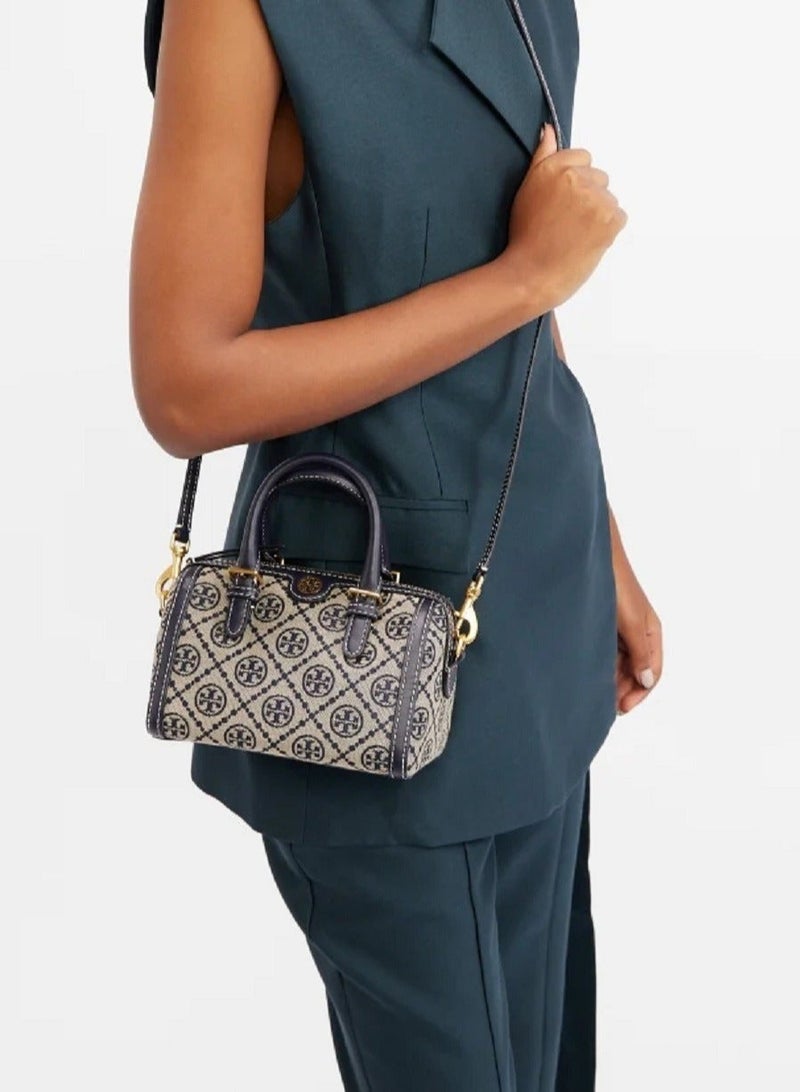 Burch TORY BURCH T Monogram Mini Barrel Bag - Image 4