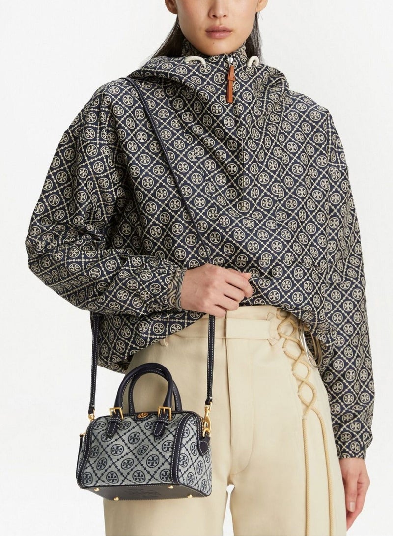 Burch TORY BURCH T Monogram Mini Barrel Bag - Image 2