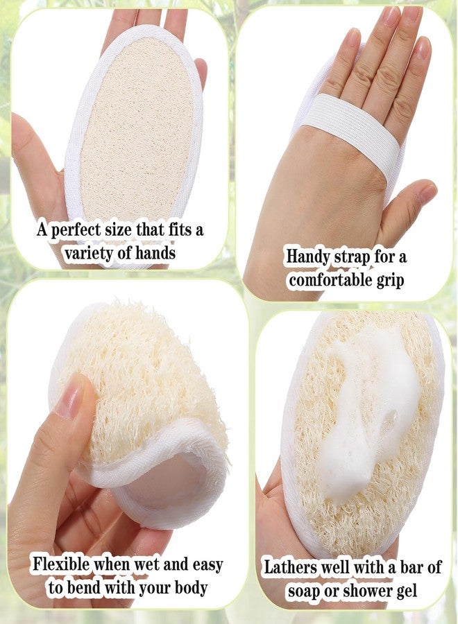 Xaajooio 40 Pcs Natural Loofah Sponge Pads Exfoliating Body Scrubber Sponge for Men and Women, Bath Shower and Spa - Image 3