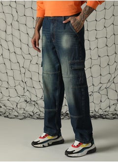 Hubberholme Men Indigo Jeans - Relaxed Fit for Everyday Comfort  - Image 3