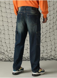 Hubberholme Men Indigo Jeans - Relaxed Fit for Everyday Comfort  - Image 5
