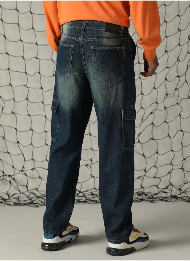 Hubberholme Men Indigo Jeans - Relaxed Fit for Everyday Comfort  - Image 5