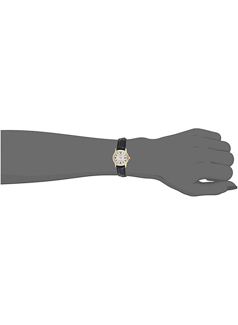 CASIO Women's Leather Analog Wrist Watch LTP-V002GL-7BUDF - 25 mm - Black - Image 4