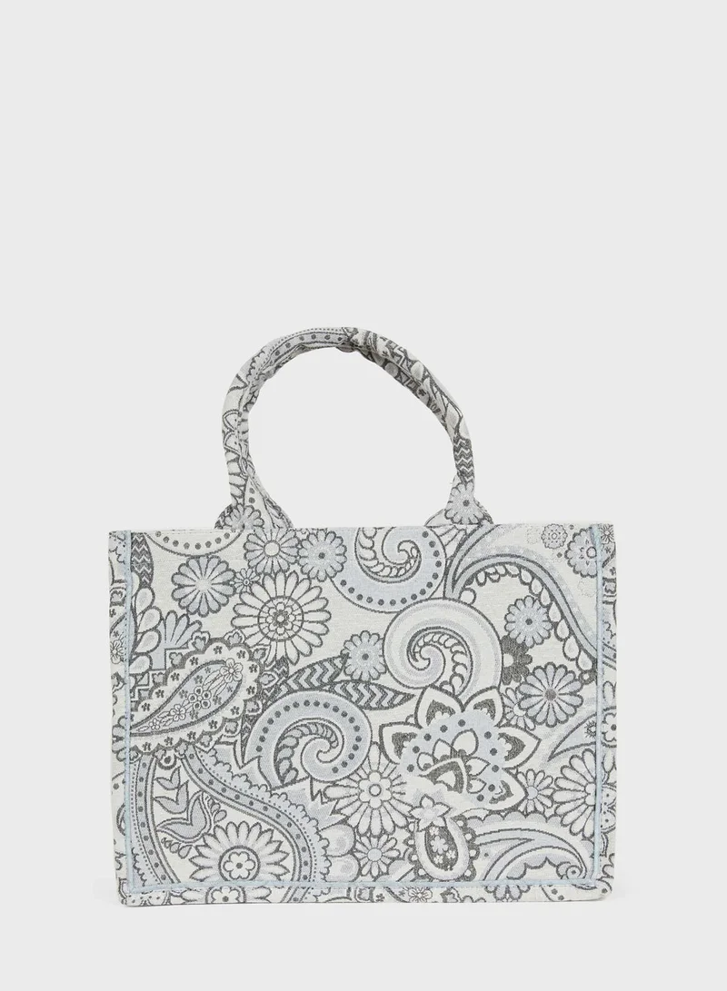 DeFacto Printed Tote Bag