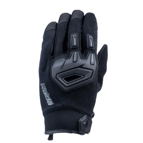 Raida Avantur 2.0 Motorcycle Gloves | Vegan Friendly | Enhanced Knuckle Protection | Touchscreen Compatible | Lightweight & Comfortable | Ideal for Daily Commute & Weekend Rides (Grey, XS) - Image 2