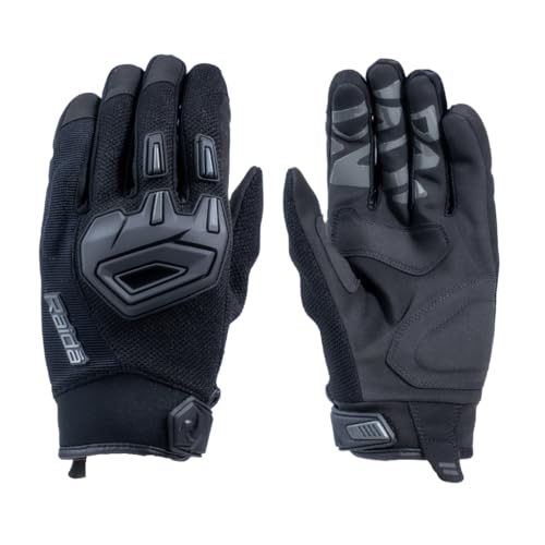 Raida Avantur 2.0 Motorcycle Gloves | Vegan Friendly | Enhanced Knuckle Protection | Touchscreen Compatible | Lightweight & Comfortable | Ideal for Daily Commute & Weekend Rides (Grey, XS) - Image 1