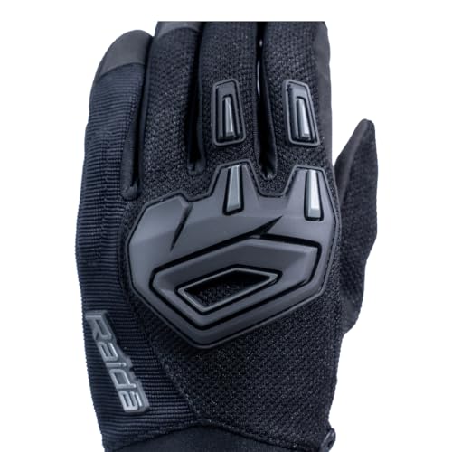 Raida Avantur 2.0 Motorcycle Gloves | Vegan Friendly | Enhanced Knuckle Protection | Touchscreen Compatible | Lightweight & Comfortable | Ideal for Daily Commute & Weekend Rides (Grey, XS) - Image 5