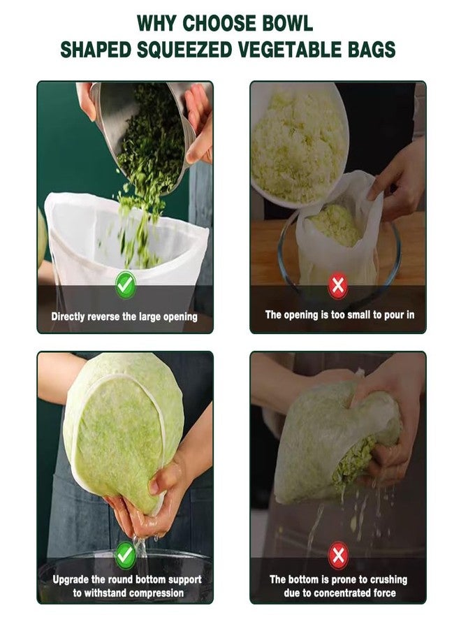 Supvox® Drawstring Mesh Bags Strainer Sacks for Straining, Cheesecloth Alternatives for Brewing, Nut Milk, Yogurt & Herbs, 40cm Large Open Design, Food Grade Fine Mesh Strainer Sack, Pack of 5 - Image 5