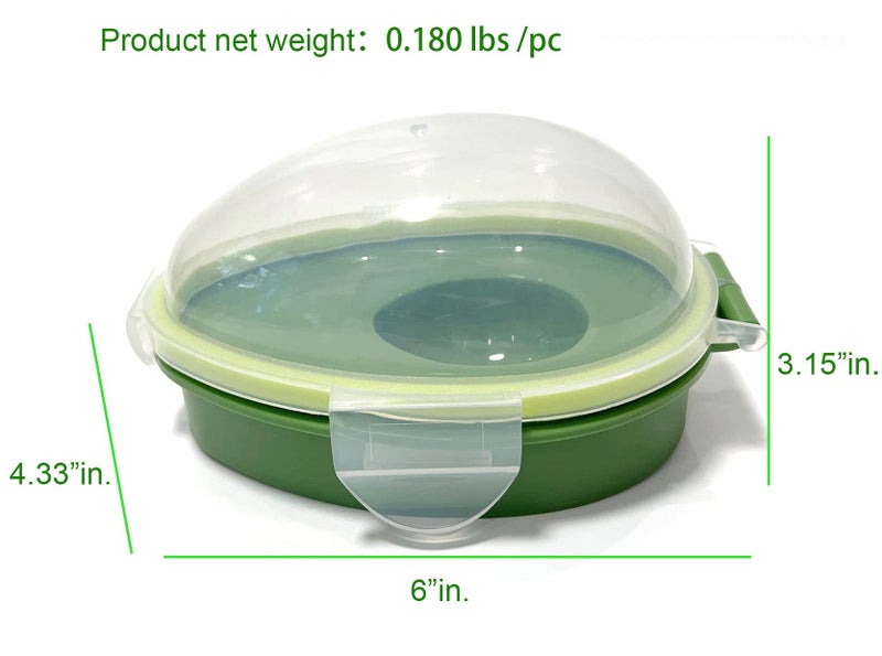 halteoly Avocado Keeper Avocado Saver Holder Food Crisper Storage Box Fruit Keeper Avocado Keeper Storage container-Keep Your Avocados Fresh for Days - Image 2