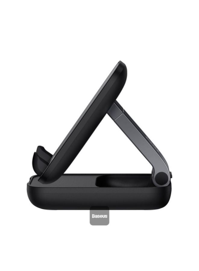 Baseus Seashell Series Folding Phone Stand - Cluster Black - Image 1