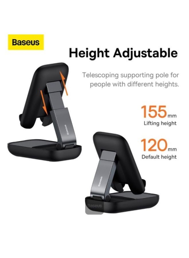 Baseus Seashell Series Folding Phone Stand - Cluster Black - Image 5