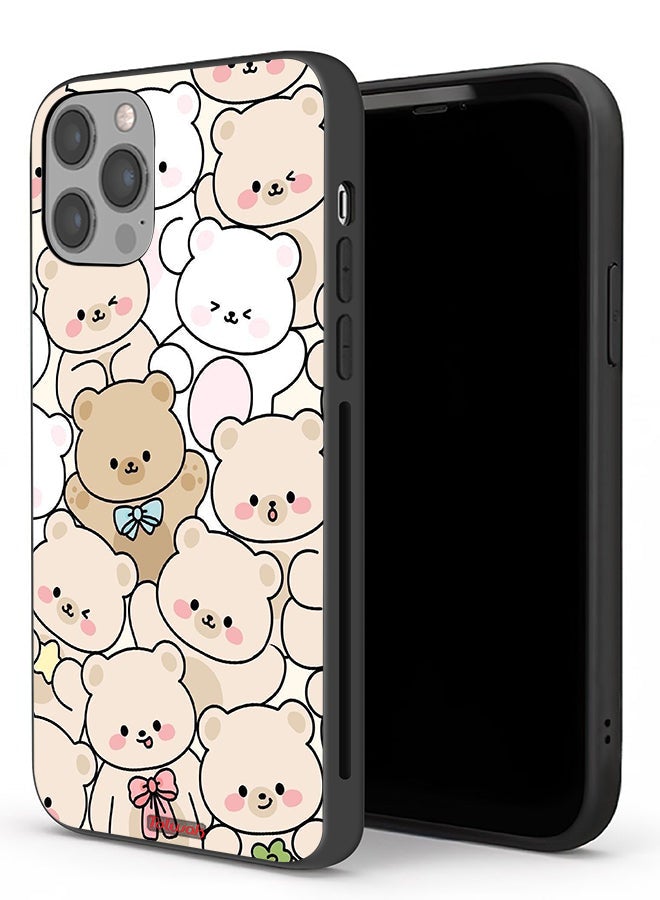 Tolwak Apple iPhone 12 Pro Max Protective Case Bears Pattern - Image 1