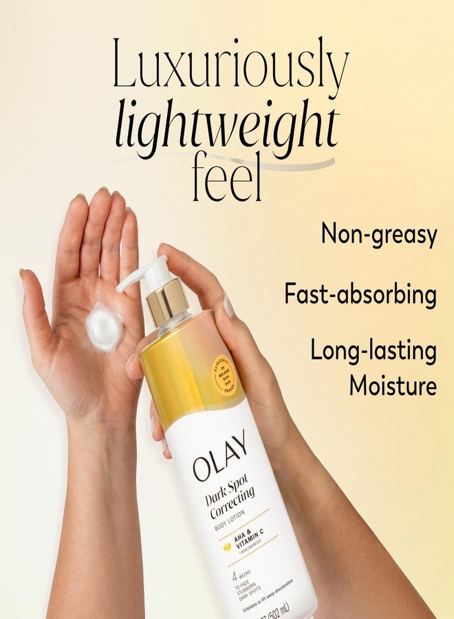 Olay Body Lotion for Women, Tone Enhancing with AHA Serum, Visibly Reduce Discolored Skin, 24hr Moisture & Hydration, Fast Absorbing Formula, Vitamin B3 Complex, For All Skin Types, 17 fl oz - Image 2
